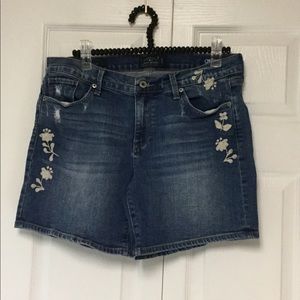 Lucky Brand Size 10/30, Orta Premium, Denim Shorts